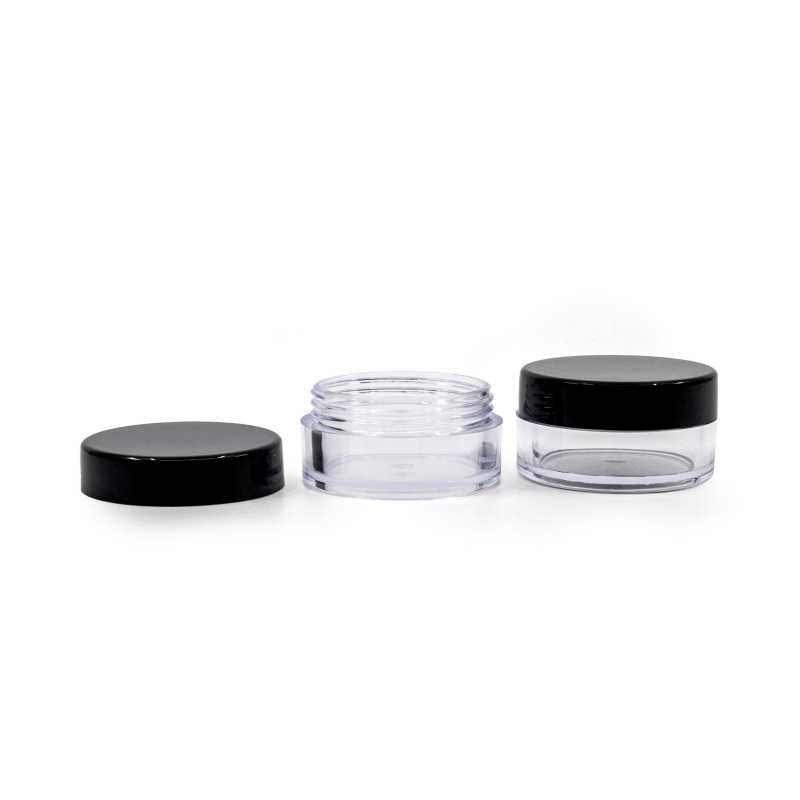 Transparent plastic cup with black lid, ideal for storing creams, serums, emulsions.Capacity of the cup is 10 ml.
The packaging is certified for use in cosmeti