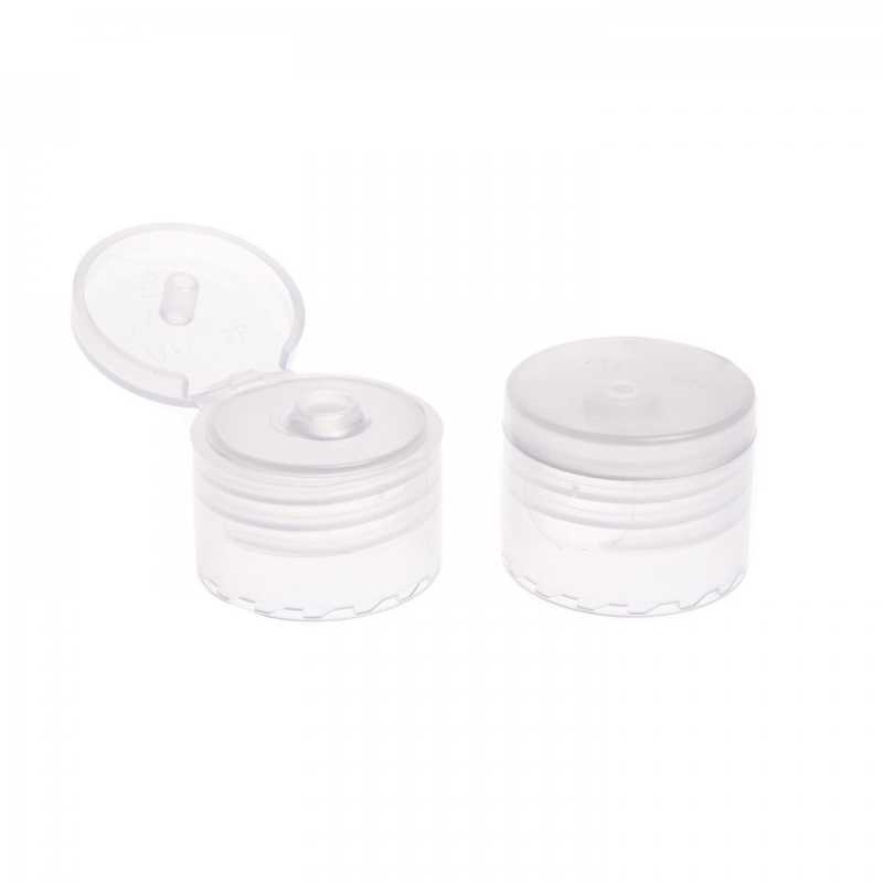 Clear Plastic Flip Top, 24/410