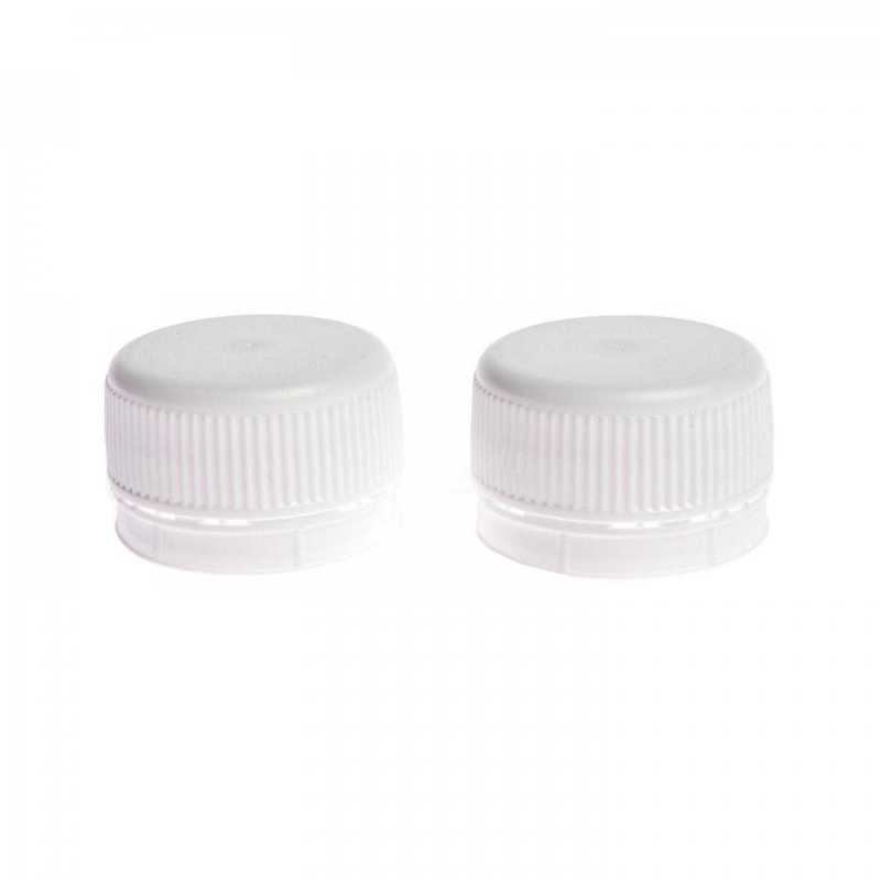 Bottle top in white.
Material of the lid: PPDiameter of lid: 28 mmLid height: 19 mm