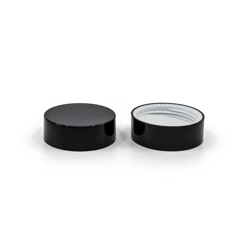 Black Plastic Lid, 45 mm