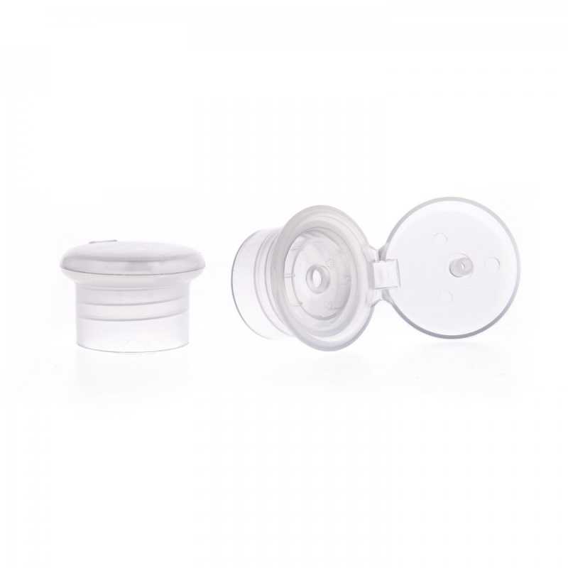 Flip top in transparent design. Colour: TransparentMaterial: PPInner diameter: 26 mmDiameter: 39 mmHeight: 27 mm