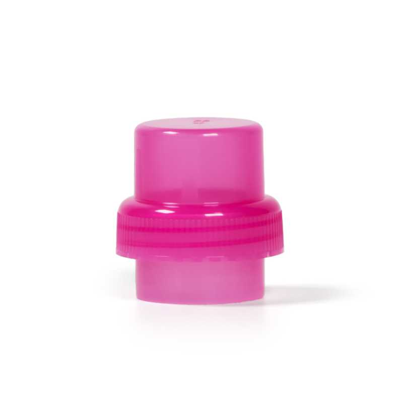 Pink Plastic Cap for Detergent Bottle, 1,5 l