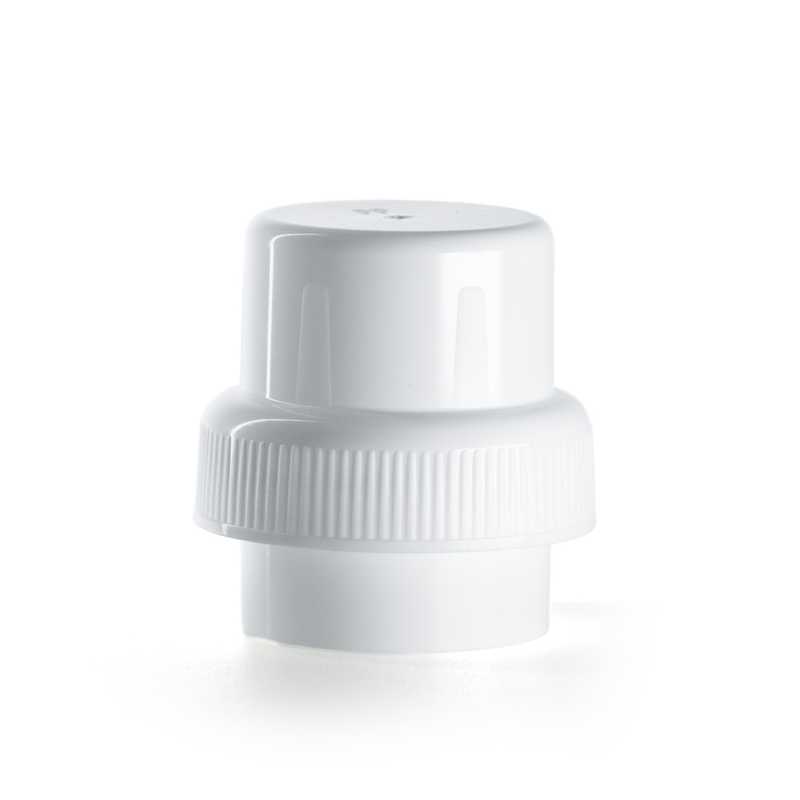 White Plastic Cap for Detergent Bottle, type 2