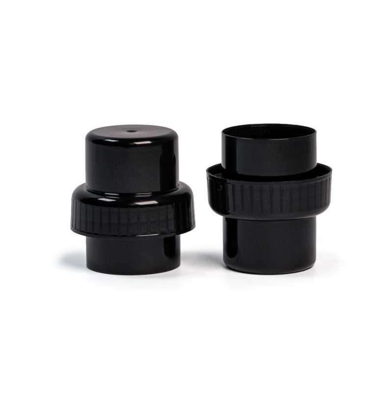 Black Plastic Cap for Detergent Bottle