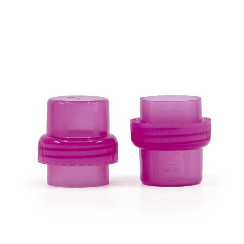 Pink Plastic Cap for Detergent Bottle, 1,5 l