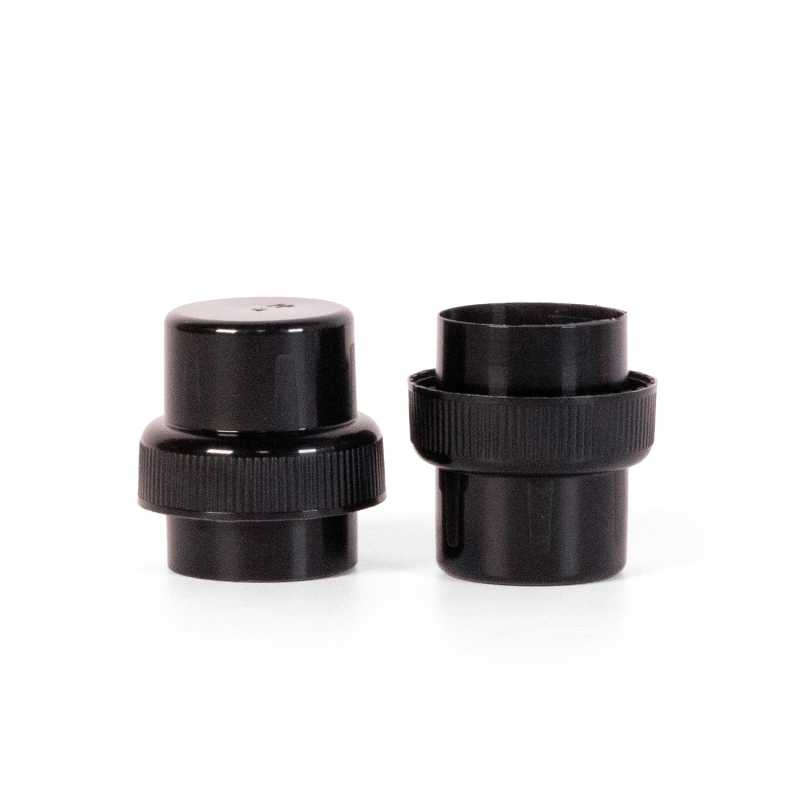 Black Plastic Cap for Detergent Bottle, Type 2
