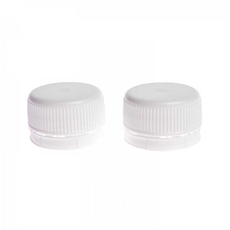 Low plastic lid in white finish. Colour: whiteMaterial: HDPE
Diameter of neck: 28 mm
Diameter: 30,2 mmHeight: 14,8 mm