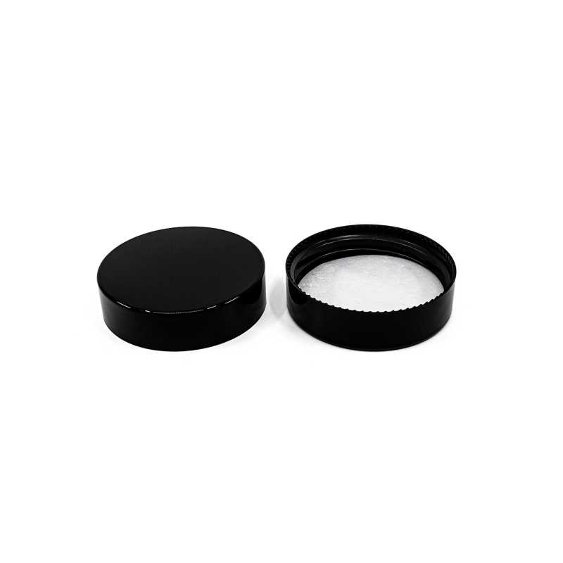Black Plastic Lid, 53 mm,