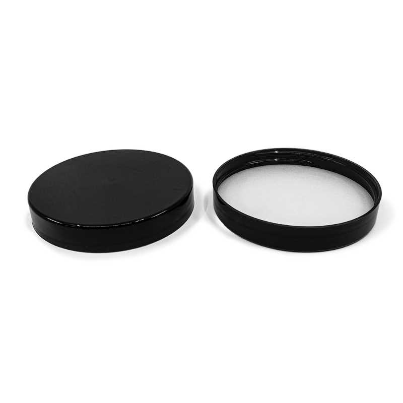 Black Plastic Lid for 70 mm Jar
