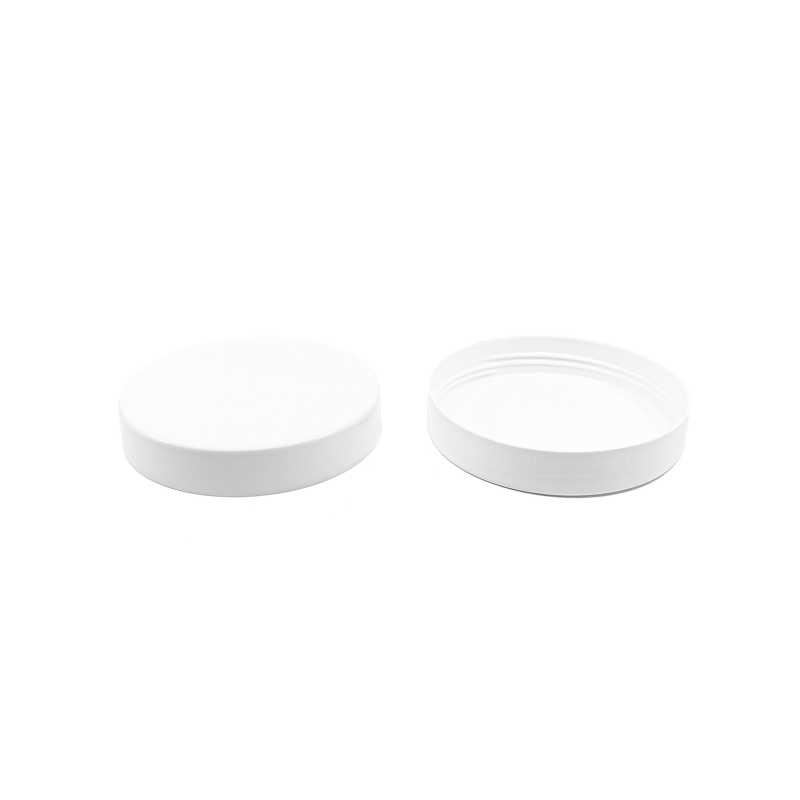 White Plastic Lid 80 mm, for 250 ml Jar,