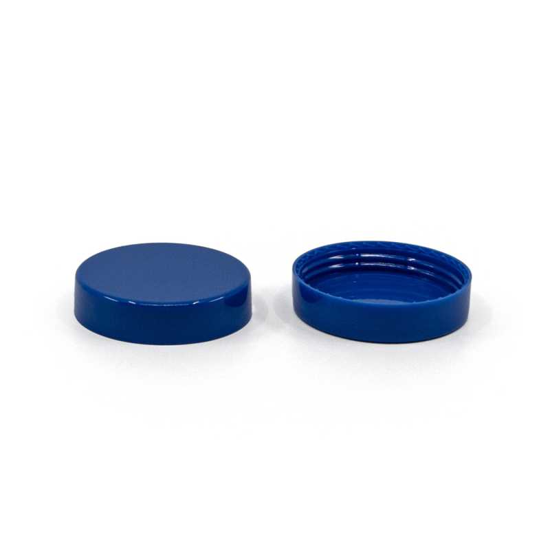 Blue Plastic Lid, 37mm