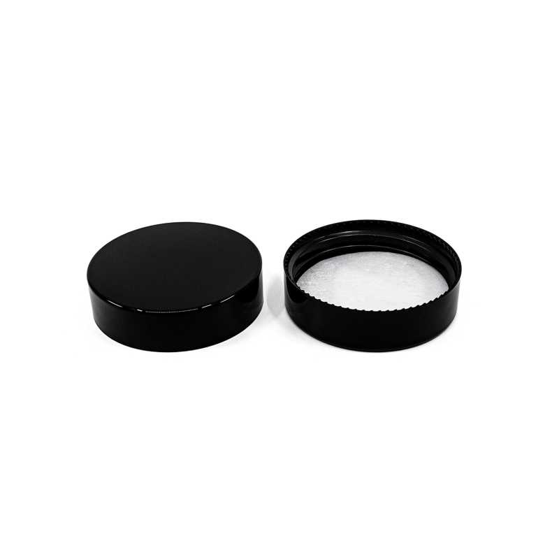 Black Plastic Lid, 56 mm,