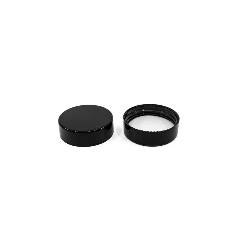 Black Plastic Lid, 42 mm