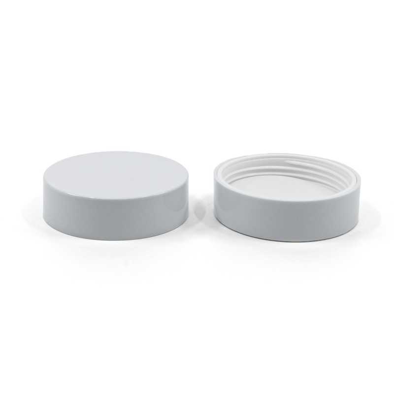 White Plastic Lid, 55 mm,