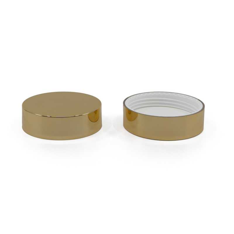 Golden Plastic Lid, 55 mm,