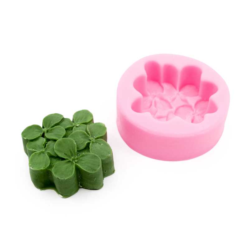 Silicone moulds are very flexible and can be used to cast a variety of substances including soaps, waxes and soap bases.
Pour the liquid heated mass into the m