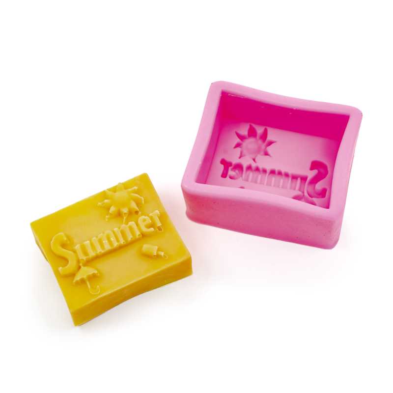 Silicone moulds are very flexible and can be used to cast a variety of substances including soaps, waxes and soap bases. Pour the liquid heated mass into the mo