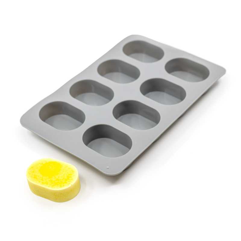 Silicone moulds are very flexible and can be used to cast a variety of substances including soaps, waxes and soap bases. Pour the liquid heated mass into the mo