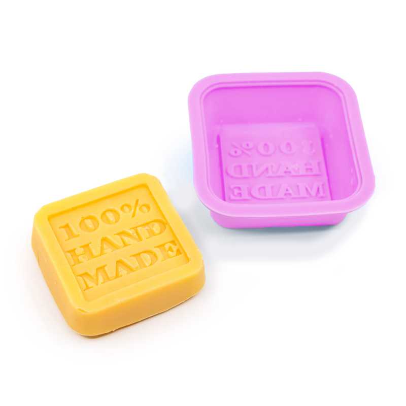 Silicone moulds are very flexible and can be used to cast a variety of substances including soaps, waxes and soap bases.
Pour the liquid heated mass into the m