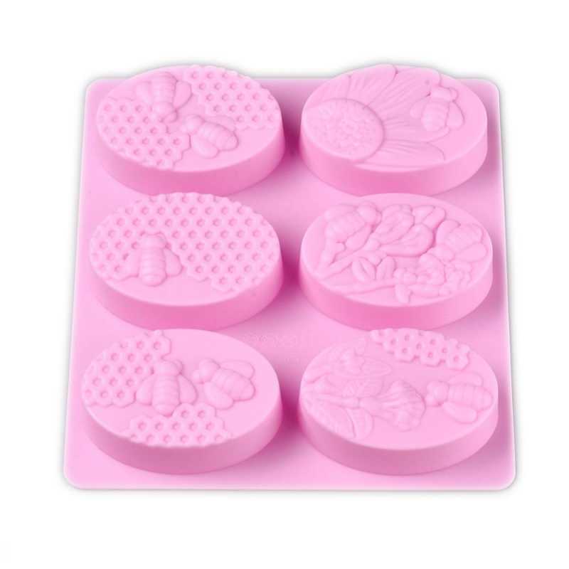 Silicone moulds are very flexible and can be used to cast a variety of substances including soaps, waxes and soap bases.
Pour the liquid heated mass into the m