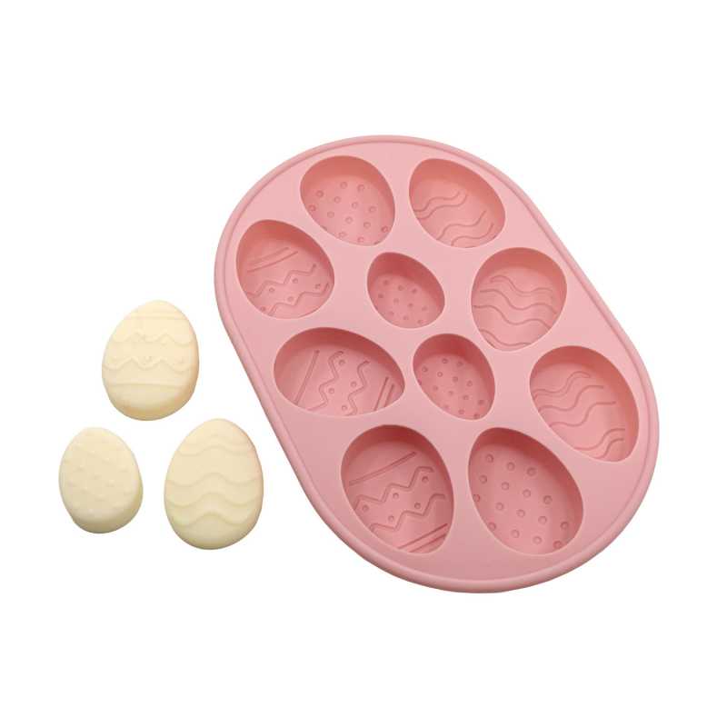 Silicone moulds are very flexible and can be used to cast a variety of substances including soaps, waxes and soap bases.
Pour the liquid heated mass into the m