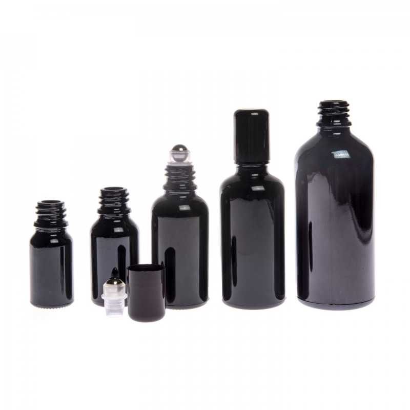 Theglass bottle, the so-called vial, is made of high quality black glass with a glossy surface. Thanks to this, it does not transmit light into the bottle and t