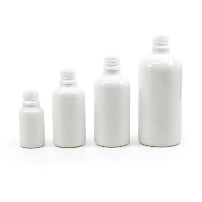 White Glass Bottle, 30 ml