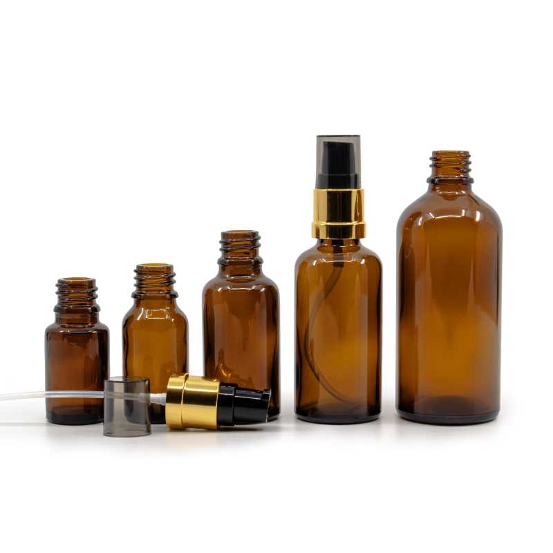 Theglass bottle, the so-called vial, is made of thick, dark brown glass. It is used for storing liquids, which, thanks to its colour, it effectively protects fr