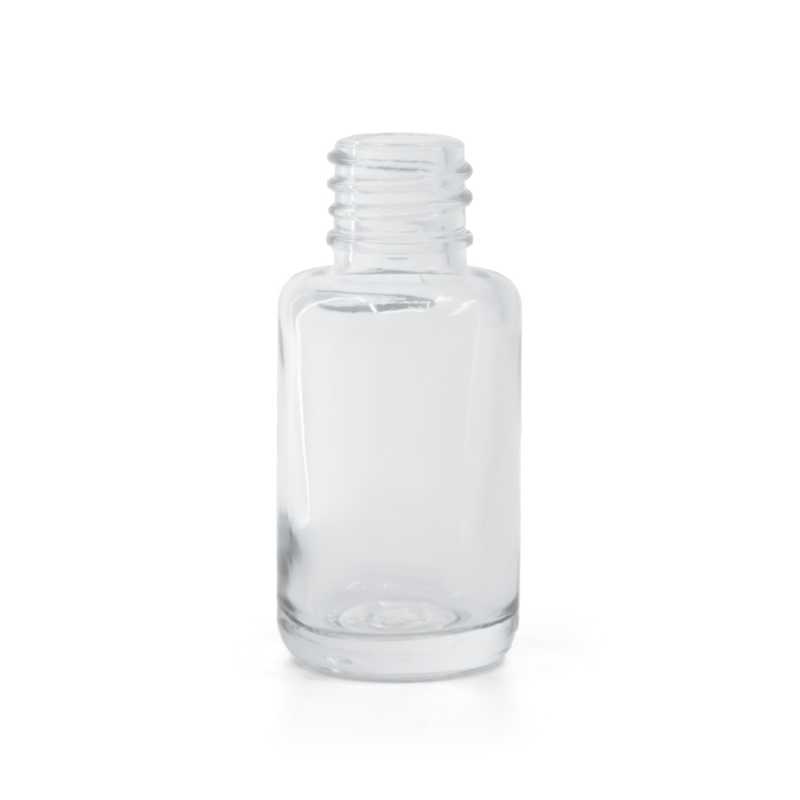 Clear Glass Bottle, Round, 12 ml
