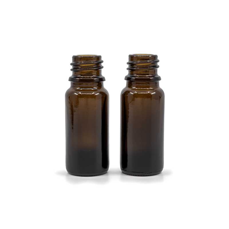 Theglass bottle, the so-called vial, is made of thick, dark brown glass. It is used for storing liquids, which, thanks to its colour, it effectively protects fr