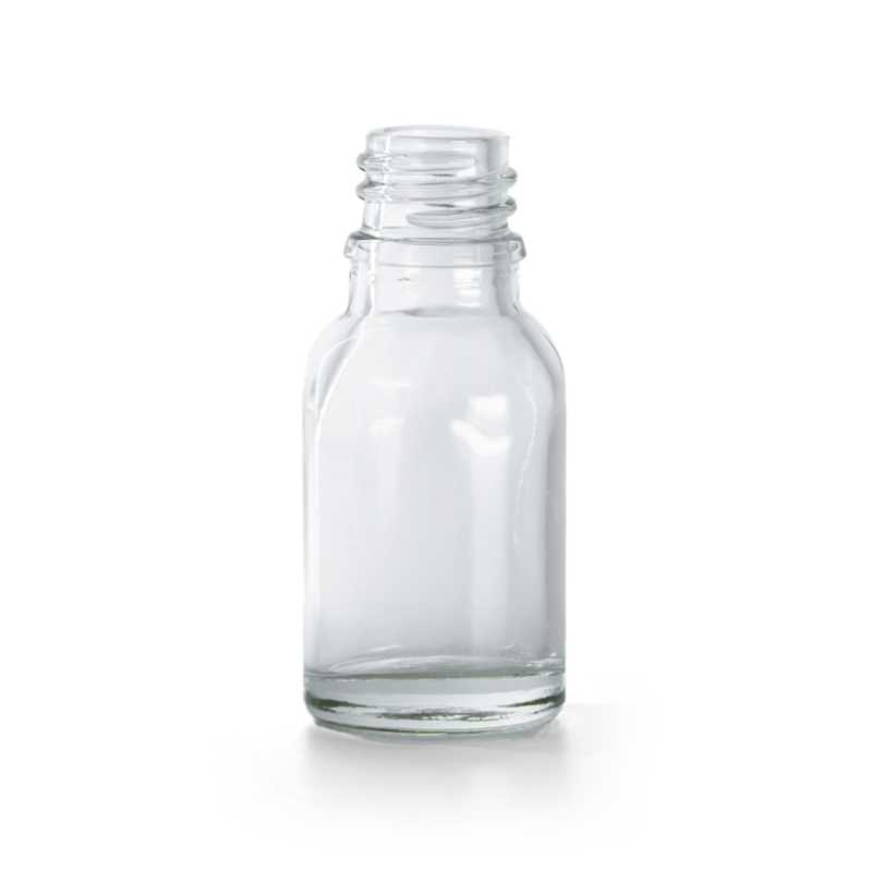 Clear Glass Bottle, 15 ml, 156 pcs