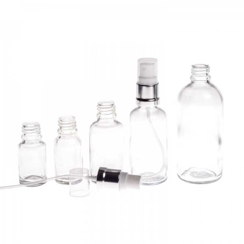 Theglass bottle, the so-called vial, is made of thick transparent glass. It is used for storing liquids.
Volume: 100 ml, total volume 108 mlBottle height: 116 