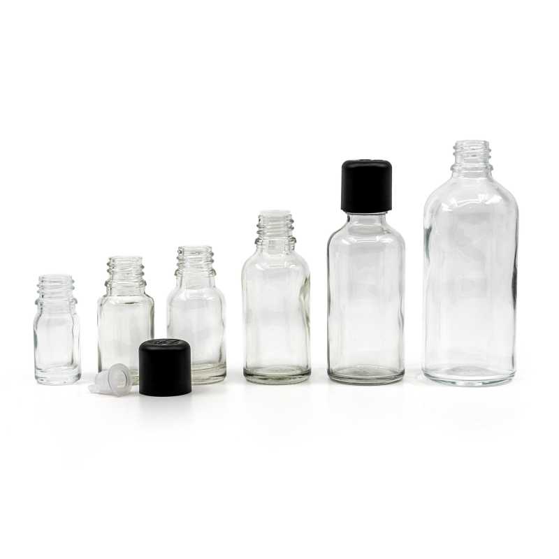 Theglass bottle, the so-called vial, is made of thick transparent glass. It is used for storing liquids.
Volume: 100 ml, total volume 108 mlBottle height: 116 