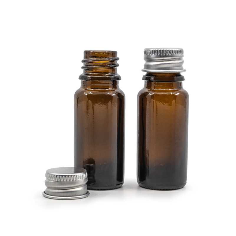 Theglass bottle, the so-called vial, is made of thick, dark brown glass. It is used for storing liquids, which, thanks to its colour, it effectively protects fr