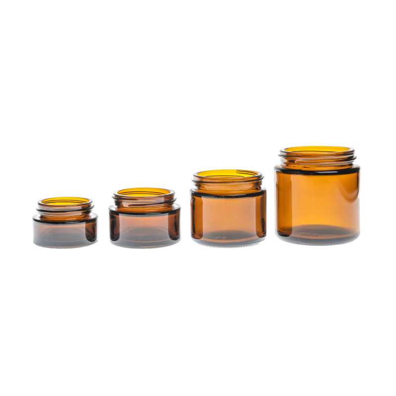 Amber Glass Jar, 53 mm, 50 ml,