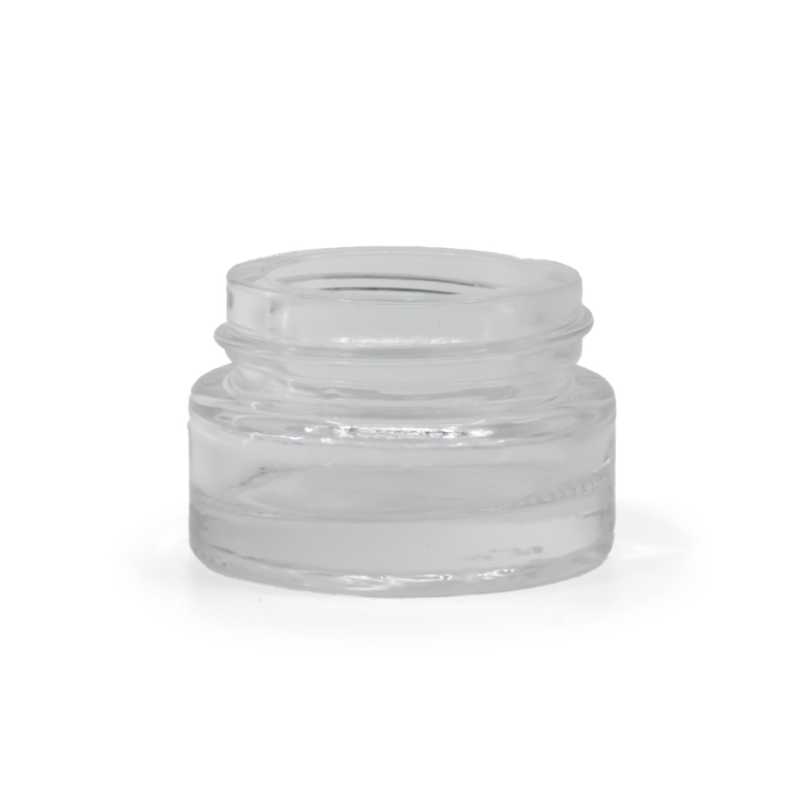 Clear Cosmetic Glass Jar, 5 ml