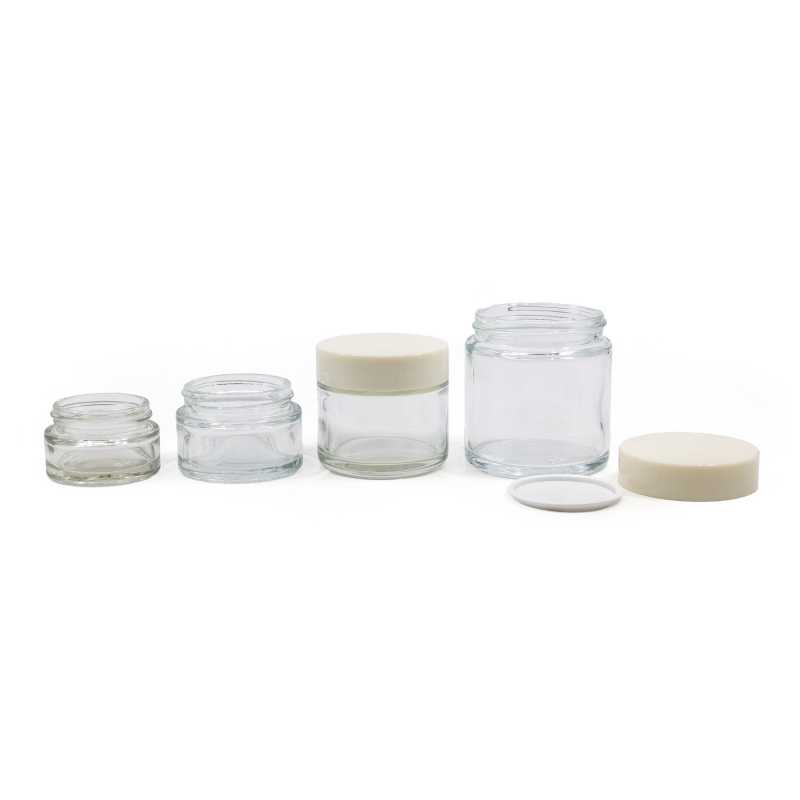 Glass cup made of thick transparent glass with a volume of 50 ml.
Suitable for storing creams, balms, oils or samples. It is also suitable for making candles. 