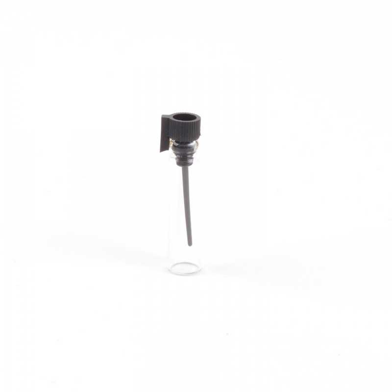 Glass tester with black plastic cap for creating/keeping small cosmetic samples.
Volume: 3 ml
Height: 6,7 cm
Diameter: 1 cm
Material: glass, polypropyleneTh