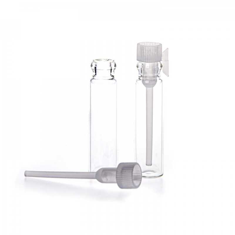 The glass tester is ideal for creating or storing small cosmetic samples, oils, fragrances, etc.Volume: 1 mlBottom diameter: 0,9 cmHeight with cap: 4 cm
Materi