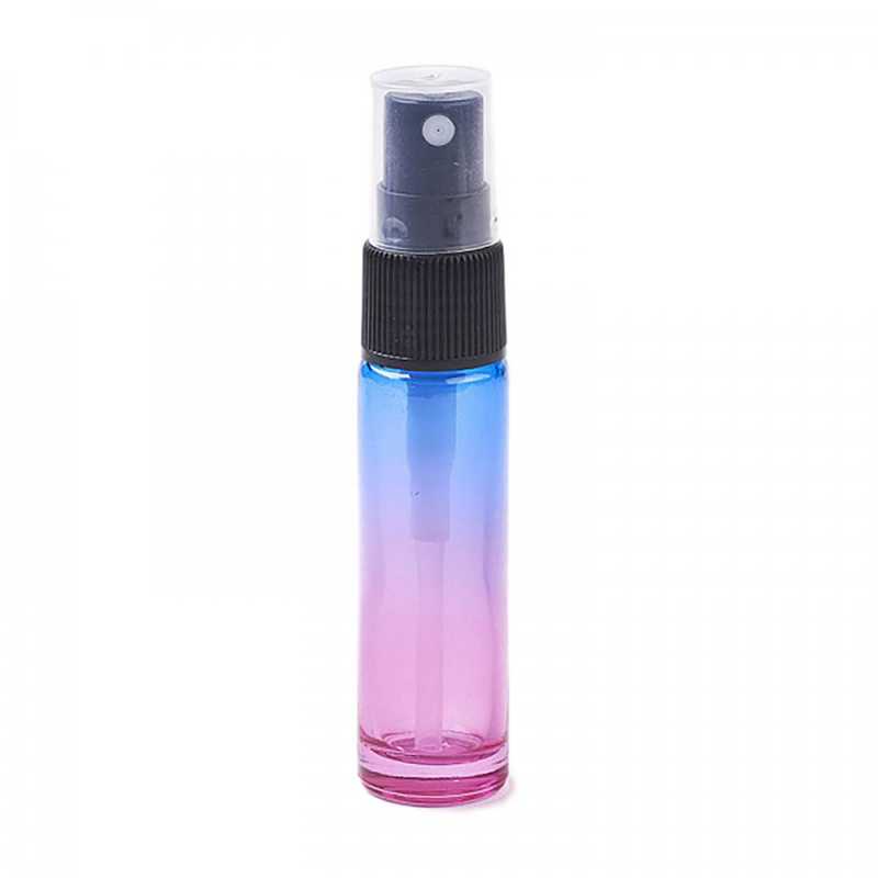 The glass atomizer is made of thick coloured glass. The coloured glass prevents the penetration of UV rays and thus protects the stored product. It is more suit