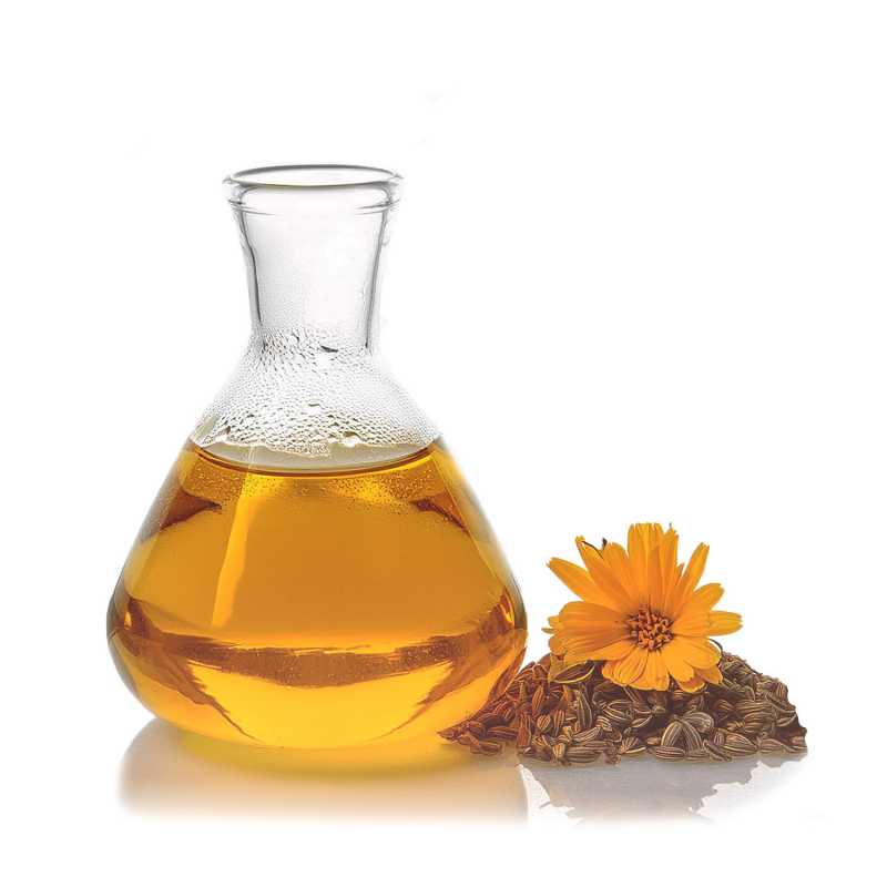 Safflower oil, also called thistle or safflower oil, is obtained by cold pressing the seeds of the safflower plant. We offer it to you in BIO quality with a cer