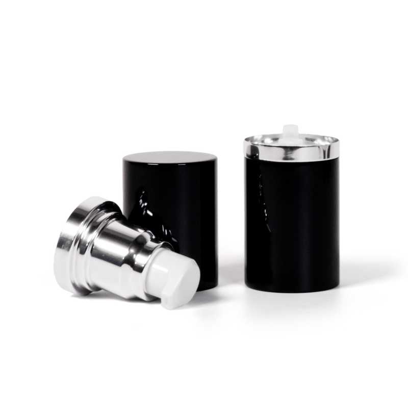 Black Cap for Airless Bottle, 30 ml