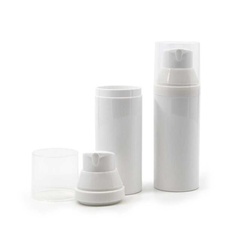 White Plastic Cap for 30 ml Airless Bottle,