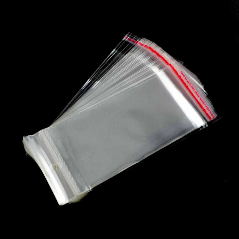 Adhesive closure bags are cellophane bags with an adhesive closure, ideal for final wrapping of your finished products such as bracelets, necklaces and chains o