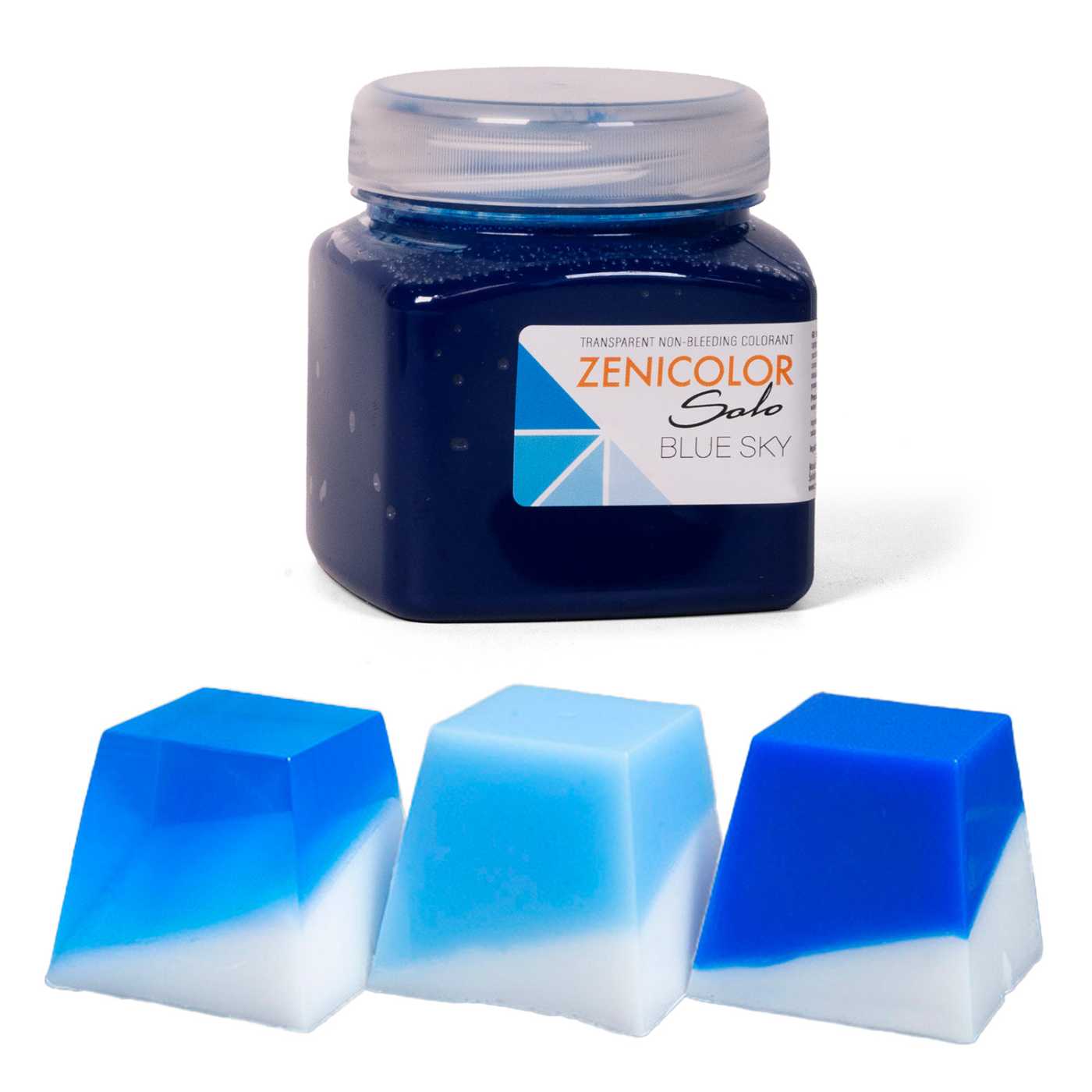 ZENICOLOR SOLO, Melt & Pour Colourant, 250 g Blue Sky