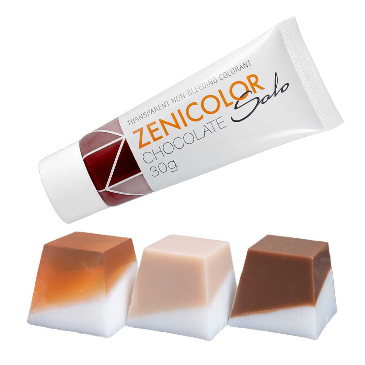 ZENICOLOR SOLO, Melt & Pour Colourant, 30 g Chocolate
