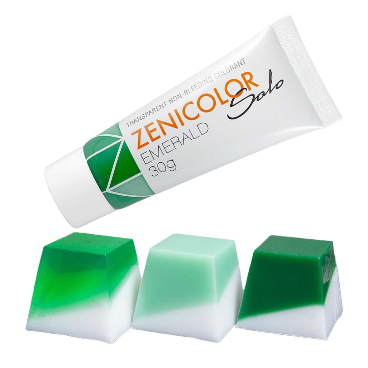 ZENICOLOR SOLO, Melt & Pour Colourant, 30 g Emerald