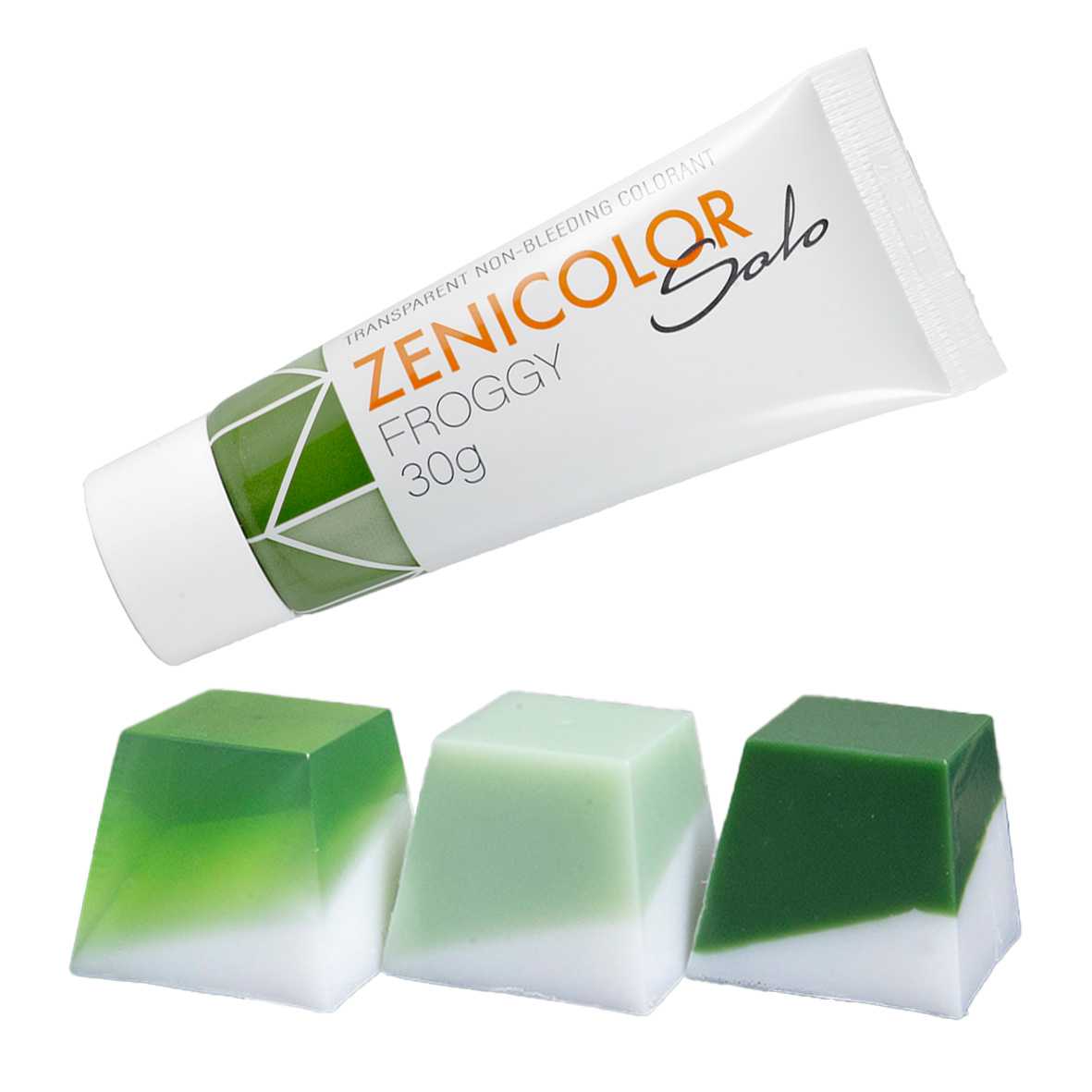 ZENICOLOR SOLO, Melt & Pour Colourant, 30 g Froggy