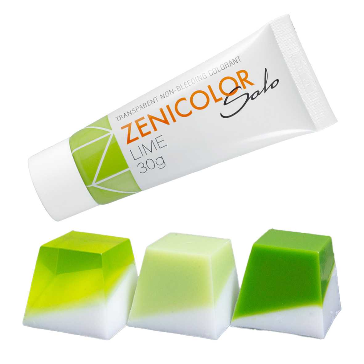 ZENICOLOR SOLO, Melt & Pour Colourant, 30 g Lime