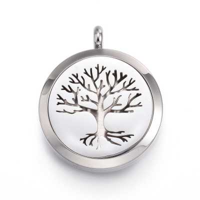 Diffuser Pendant, Surgical Steel, Tree